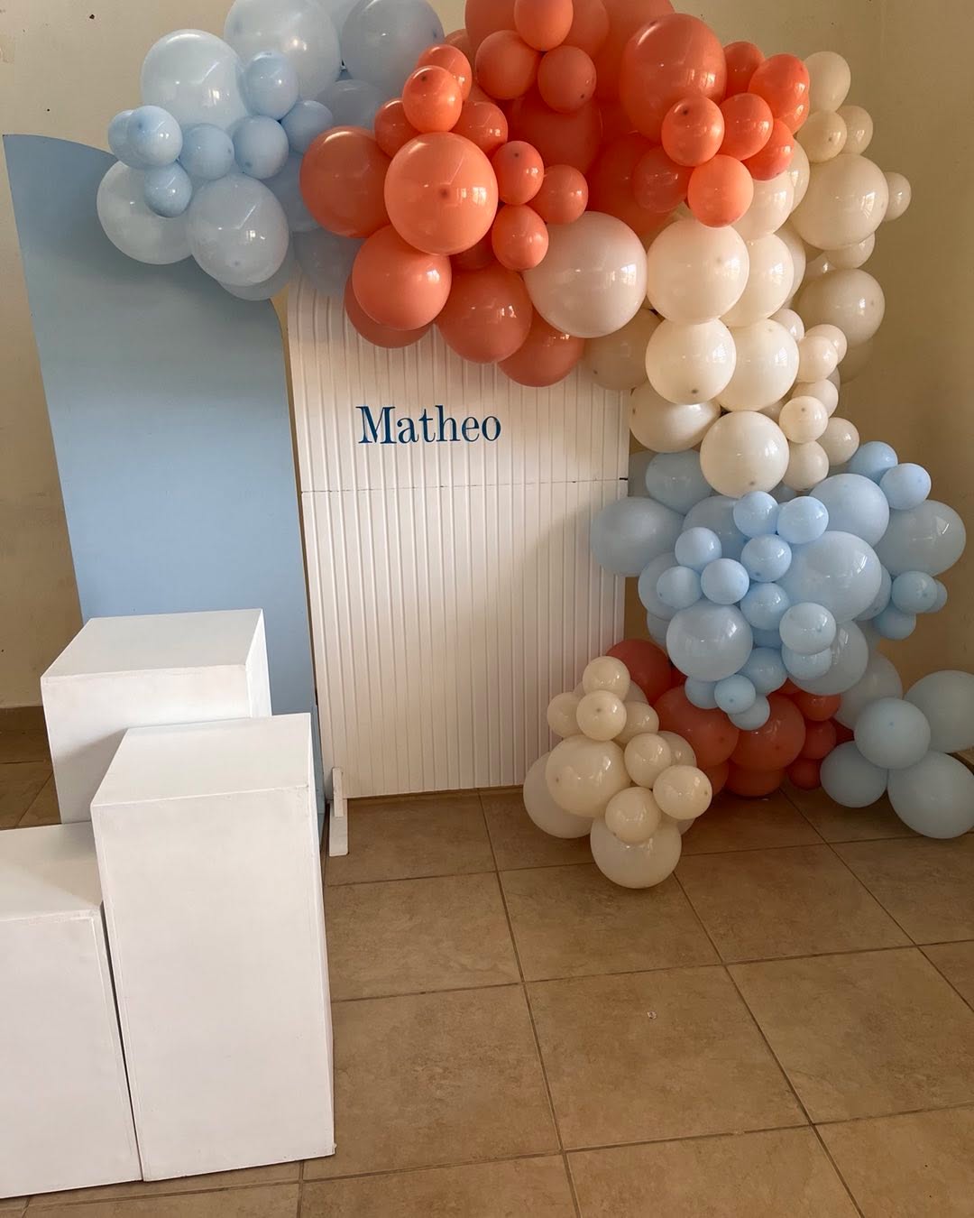 Diseño cumpleaños Matheo